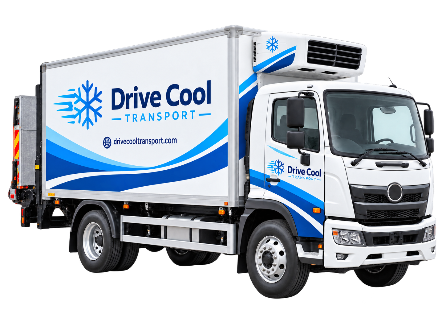 Drive Cool Transport chiller truck for refrigerated truck rental in Dubai
