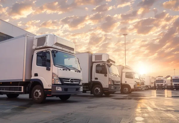 a-a-fleet-of-gleaming-refrigerated-6ba1ca87-c7e6-4524-b5ae-faabdef42c69.webp Boost Efficiency: Chiller Truck Tail Lift Features Explained